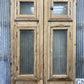 Antique French Double Doors (40x95) 2 Pane Glass, European Reclaimed G204