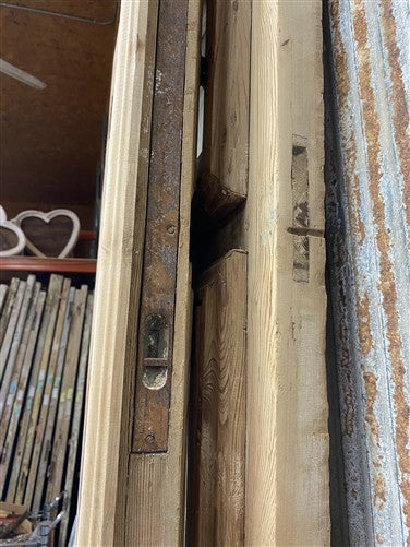 Antique French Double Doors (40x95) 2 Pane Glass, European Reclaimed G204