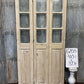 Antique French Double Doors (40.5x82.5) 3 Pane Glass, European Reclaimed G205