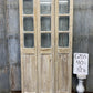 Antique French Double Doors (40.5x82.5) 3 Pane Glass, European Reclaimed G205