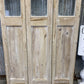 Antique French Double Doors (40.5x82.5) 3 Pane Glass, European Reclaimed G205