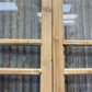 Antique French Double Doors (37x82.75) 3 Pane Glass, European Reclaimed G206