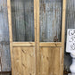 Antique French Double Doors (37x82.75) 3 Pane Glass, European Reclaimed G206
