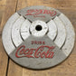 Drink Coca-Cola Cast Iron Umbrella Stand, Lollipop Sign Vintage Advertising Base
