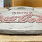 Drink Coca-Cola Cast Iron Umbrella Stand, Lollipop Sign Vintage Advertising Base