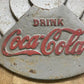 Drink Coca-Cola Cast Iron Umbrella Stand, Lollipop Sign Vintage Advertising Base