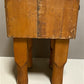 Vintage Solid Wood Butcher Block Chopping Block Stand Farmhouse Primitive, J