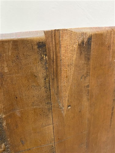 Vintage Solid Wood Butcher Block Chopping Block Stand Farmhouse Primitive, J