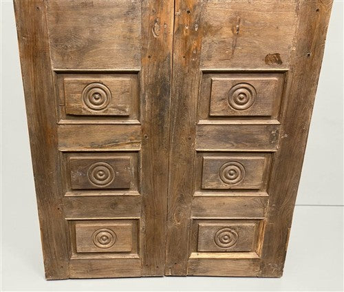 Indian Wooden Garden Gate Vintage Reclaimed Teak Door Architectural Salvage A119