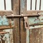 Indian Wooden Garden Gate Vintage Reclaimed Teak Door Architectural Salvage A120