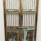 Indian Wooden Garden Gate Vintage Reclaimed Teak Door Architectural Salvage A120
