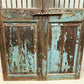 Indian Wooden Garden Gate Vintage Reclaimed Teak Door Architectural Salvage A120