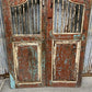 Indian Wooden Garden Gate Vintage Reclaimed Teak Door Architectural Salvage A21