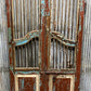 Indian Wooden Garden Gate Vintage Reclaimed Teak Door Architectural Salvage A21