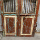 Indian Wooden Garden Gate Vintage Reclaimed Teak Door Architectural Salvage A21