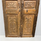 Indian Wooden Garden Gate Vintage Reclaimed Teak Door Architectural Salvage A122