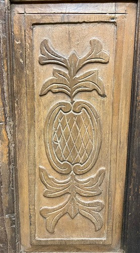 Indian Wooden Garden Gate Vintage Reclaimed Teak Door Architectural Salvage A122