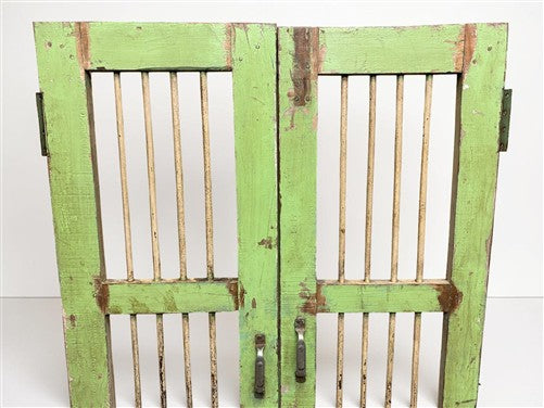 Indian Wooden Garden Gate Vintage Reclaimed Teak Door Architectural Salvage A123