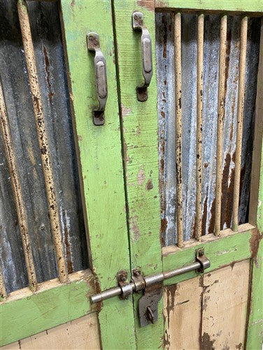 Indian Wooden Garden Gate Vintage Reclaimed Teak Door Architectural Salvage A123
