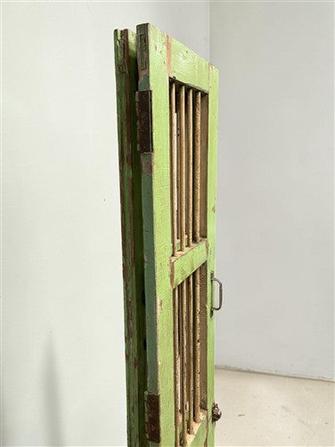 Indian Wooden Garden Gate Vintage Reclaimed Teak Door Architectural Salvage A123