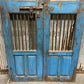 Indian Wooden Garden Gate Vintage Reclaimed Teak Door Architectural Salvage A124