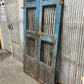 Indian Wooden Garden Gate Vintage Reclaimed Teak Door Architectural Salvage A124
