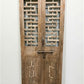 Indian Wooden Garden Gate Vintage Reclaimed Teak Door Architectural Salvage A125