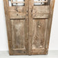 Indian Wooden Garden Gate Vintage Reclaimed Teak Door Architectural Salvage A125