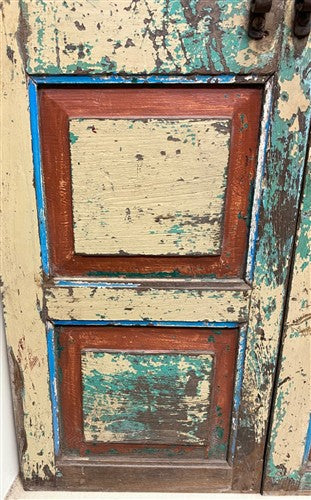 Indian Wooden Garden Gate Vintage Reclaimed Teak Door Architectural Salvage A126