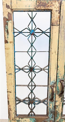 Indian Wooden Garden Gate Vintage Reclaimed Teak Door Architectural Salvage A126