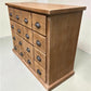 16 Drawer Natural Apothecary Cabinet Storage Chest Organizer Tabletop Cabinet, A