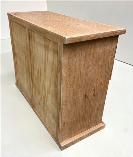 16 Drawer Natural Apothecary Cabinet Storage Chest Organizer Tabletop Cabinet, A