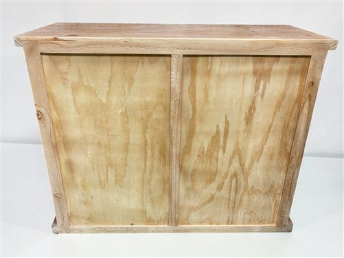 16 Drawer Natural Apothecary Cabinet Storage Chest Organizer Tabletop Cabinet, A