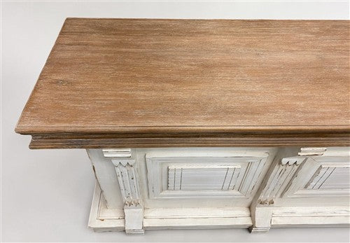 6' Store Counter, Kitchen Island, Natural-White Tavern Front Bar, Countertop, C