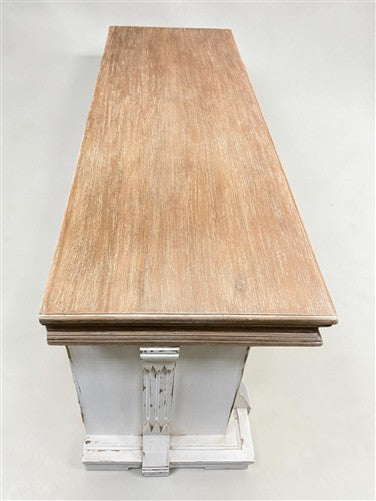 6' Store Counter, Kitchen Island, Natural-White Tavern Front Bar, Countertop, C