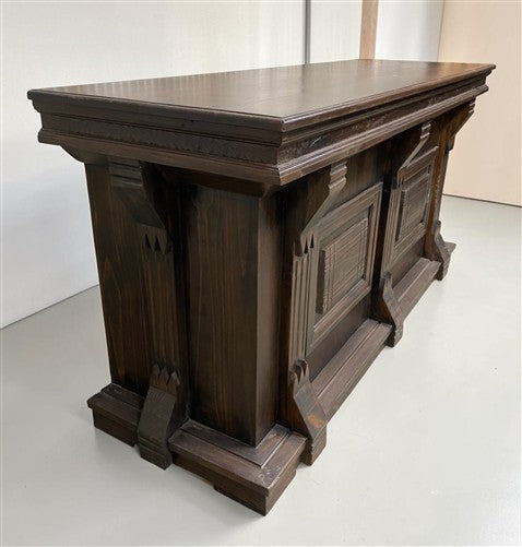 6' Store Countertop, Kitchen Island, Dark Oak Tavern Front Bar, Countertop, D