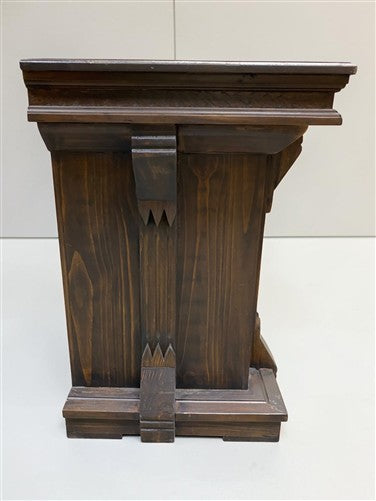 6' Store Countertop, Kitchen Island, Dark Oak Tavern Front Bar, Countertop, D
