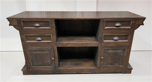 6' Store Countertop, Kitchen Island, Dark Oak Tavern Front Bar, Countertop, D
