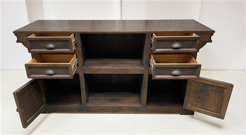 6' Store Countertop, Kitchen Island, Dark Oak Tavern Front Bar, Countertop, D