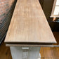 8' White-Natural Store Counter, Kitchen Island, Display Table Tavern Front Bar B