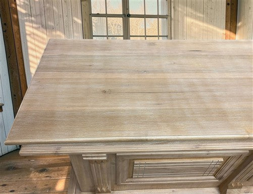 7' Natural Store Counter, Kitchen Island, Display Table, Tavern Front Bar, F