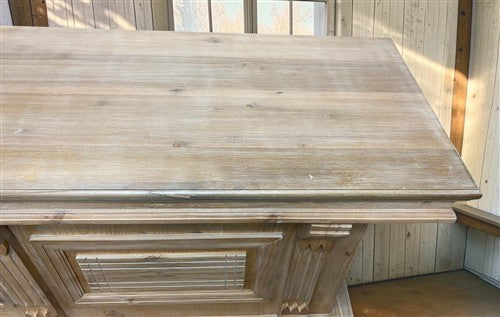 7' Natural Store Counter, Kitchen Island, Display Table, Tavern Front Bar, F