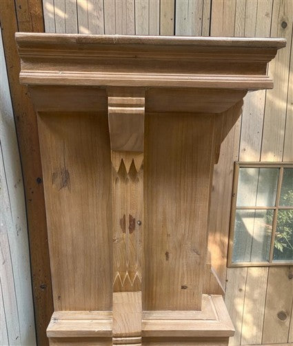 7' Natural Store Counter, Kitchen Island, Display Table, Tavern Front Bar, F