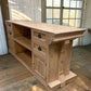7' Natural Store Counter, Kitchen Island, Display Table, Tavern Front Bar, F