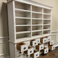 White Store Display Cabinet China Hutch Bookcase Pharmacy Cabinet Apothecary A
