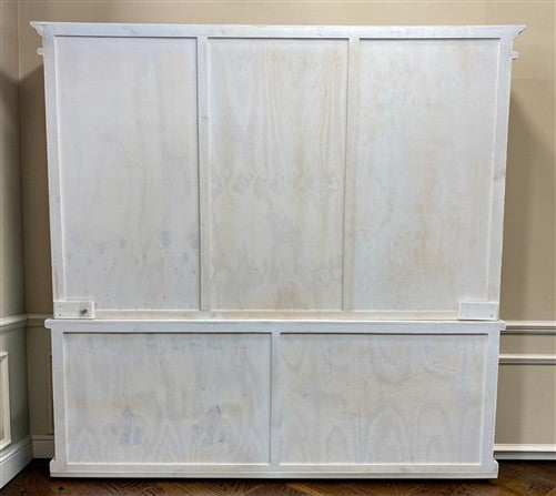 White Store Display Cabinet China Hutch Bookcase Pharmacy Cabinet Apothecary A