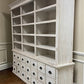 White Store Display Cabinet China Hutch Bookcase Pharmacy Cabinet Apothecary A