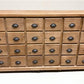6' Apothecary Cabinet, Natural Store Cabinet, 24 Drawer Store Display Pharmacy B