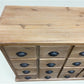 6' Apothecary Cabinet, Natural Store Cabinet, 24 Drawer Store Display Pharmacy B