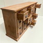 6' Apothecary Cabinet, Natural Store Cabinet, 24 Drawer Store Display Pharmacy B